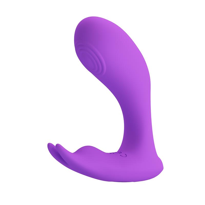 PRETTYLOVE - IDABELLE STIMULATOR WITH VIBRATION AND PULSATION REMOTE CONTROL
