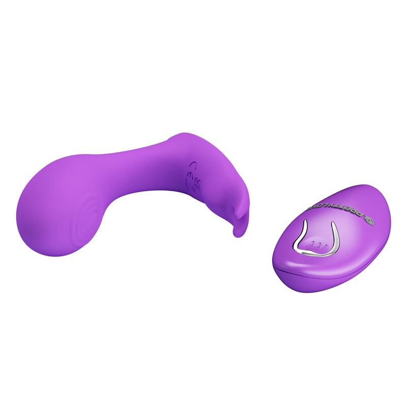 PRETTYLOVE - IDABELLE STIMULATOR WITH VIBRATION AND PULSATION REMOTE CONTROL