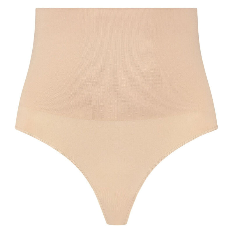 BYE-BRA - THONG STYLE SEAMLESS GIRDLE BEIGE SIZE M