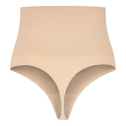 BYE-BRA - THONG STYLE SEAMLESS GIRDLE BEIGE