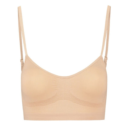 BYE-BRA - MEDIUM CONTROL BRA SEAMLESS BEIGE SIZE S
