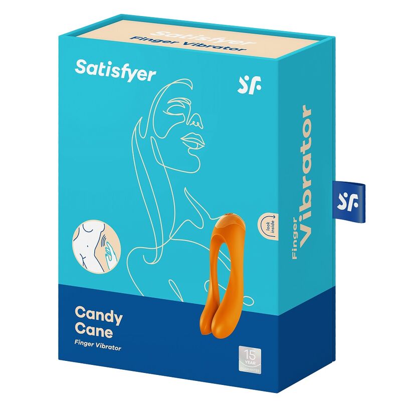 SATISFYER - CANDY CANE FINGER VIBRATOR