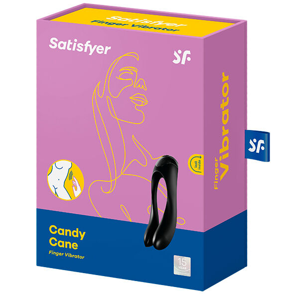 SATISFYER - CANDY CANE FINGER VIBRATOR