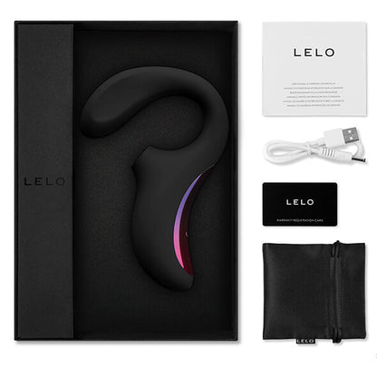 LELO - ENIGMA DOUBLE SUCTION STIMULATION MASSAGER BLACK