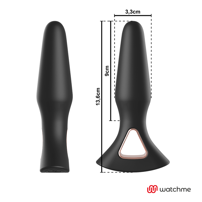ANBIGUO - WATCHME TÉLÉCOMMANDE VIBREUR PLUG ANAL ALEXANDRU