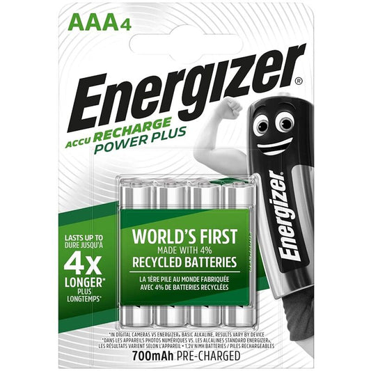 ENERGIZER – WIEDERAUFLADBARE BATTERIEN AAA4 BLISTER 4