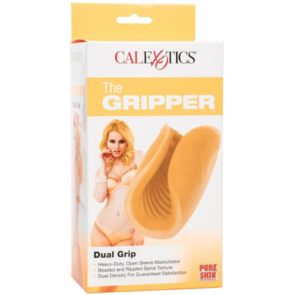 CALIFORNIA EXOTICS - BEADED GRIP MASTURBATOR ORANGE