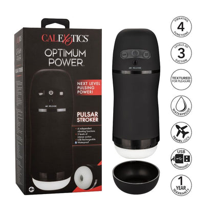 CALEXOTICS - OPTIMUM POWER MASTURBATOR WITH VIBRATION AND STIMULATING WAVES