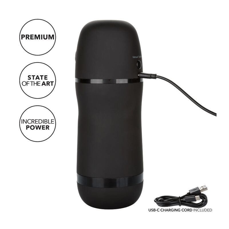 CALEXOTICS - OPTIMUM POWER VIBRATING SUCTION MASTURBATOR