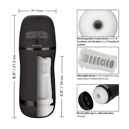 CALEXOTICS - OPTIMUM POWER STROKER VIBRATING AND SUCTION FUNCTIONS