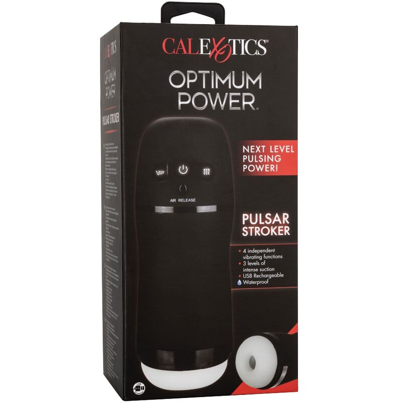 CALIFORNIA EXOTICS - OPTIMUM POWER STROKER VIBRATING AND SUCTION FUNCTIONS