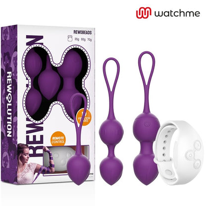 REWOLUTION - BOULES VIBRANTES REWOBEADS TÉLÉCOMMANDE AVEC TECHNOLOGIE WATCHME