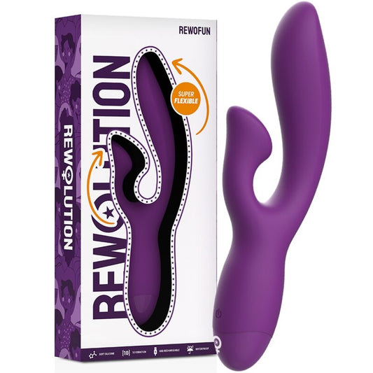 REWOLUTION - VIBREUR FLEXIBLE REWOFUN AVEC RABBIT