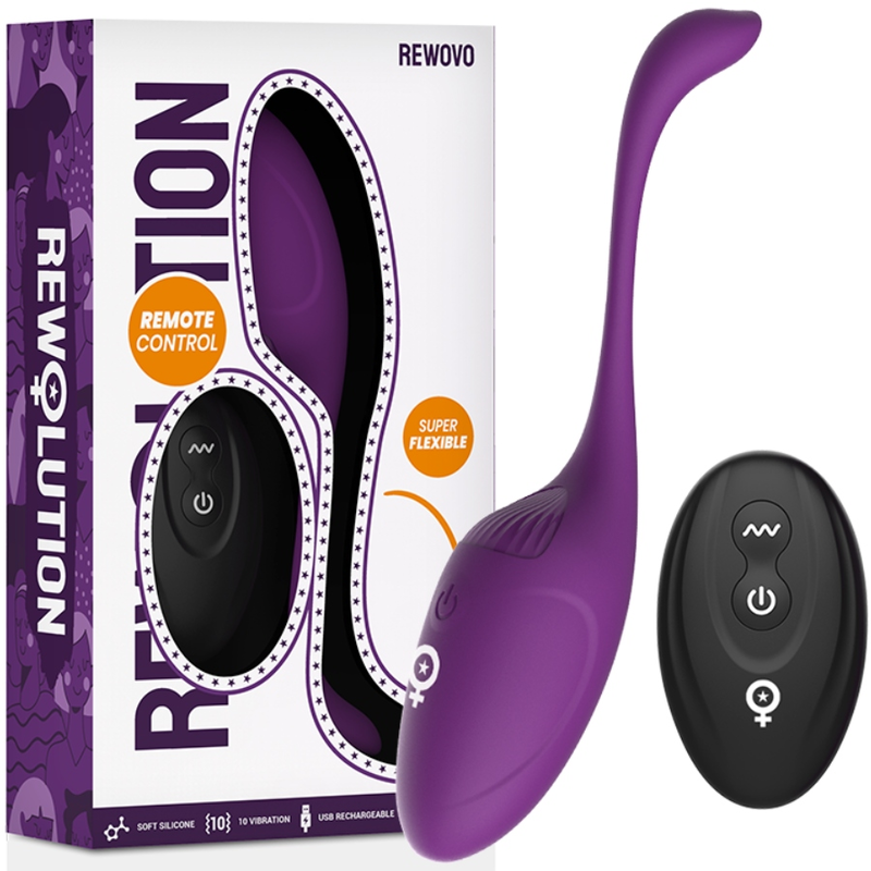 REWOLUTION - VIBRADOR HUEVO REWOVO CON CONTROL REMOTO