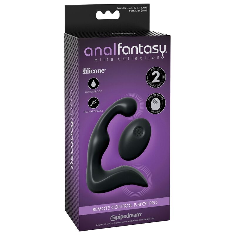 COLLECTION ANAL FANTASY ÉLITE - STIMULATEUR P-SPOT PRO TÉLÉCOMMANDÉ