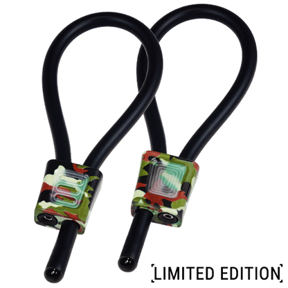 ELECTRASTIM - PRESTIGE ELECTRALOOPS ADJUSTABLE COCK RINGS CAMOUFLAGE