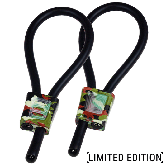 ELECTRASTIM - PRESTIGE ELECTRALOOPS ADJUSTABLE COCK RINGS CAMOUFLAGE