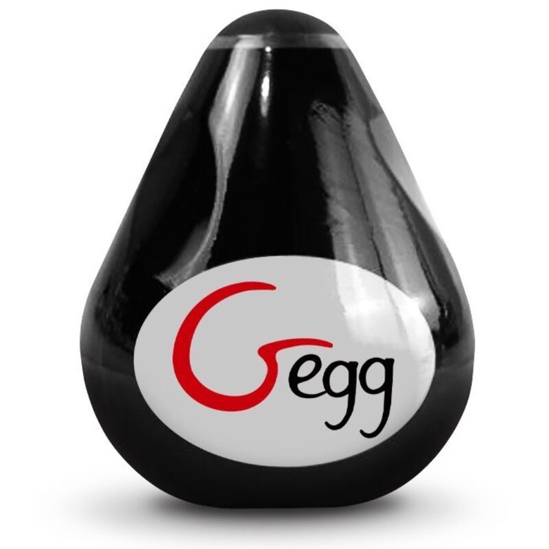 G-VIBE - REUSABLE TEXTURED MASTURBATOR EGG BLACK