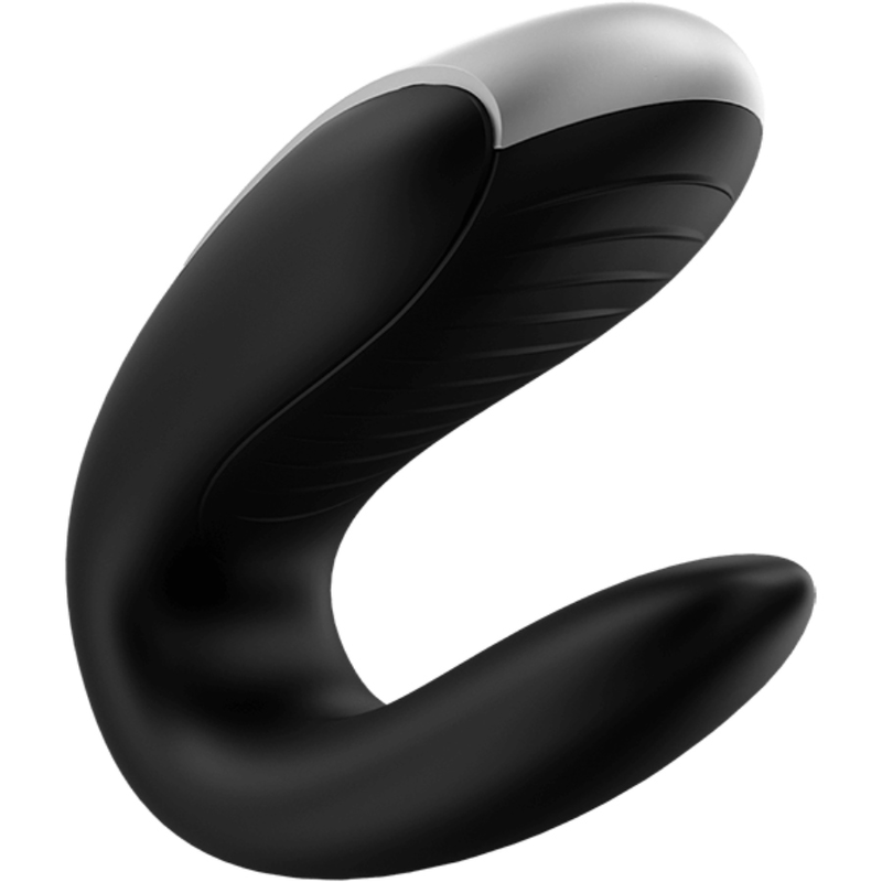SATISFYER - DOUBLE FUN PARTNER VIBRATOR NOIR