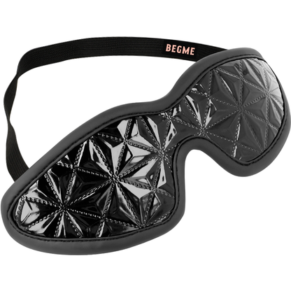 BEGME - MASQUE OBTURATEUR NOIR DE QUALITÉ SUPÉRIEURE AVEC DOUBLURE EN NÉOPRÈNE