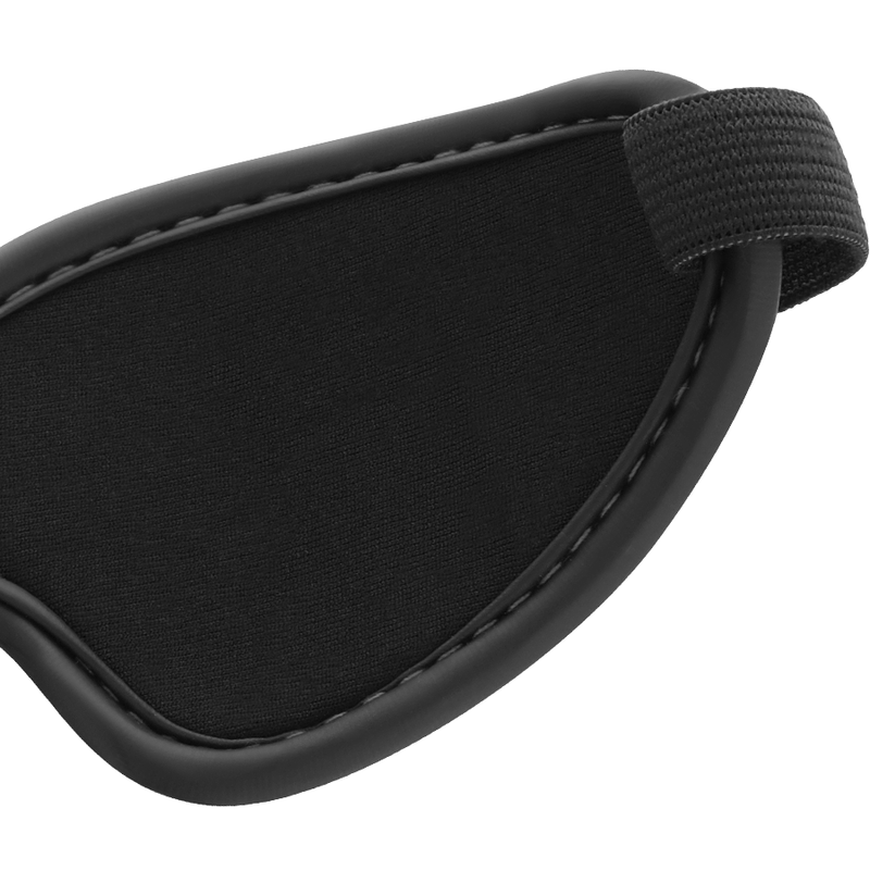 BEGME - MASQUE OBTURATEUR NOIR DE QUALITÉ SUPÉRIEURE AVEC DOUBLURE EN NÉOPRÈNE