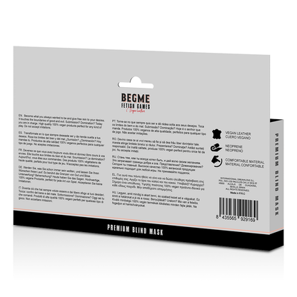 BEGME - MASQUE DE NUIT ÉDITION ROUGE PREMIUM AVEC DOUBLURE EN NÉOPRÈNE