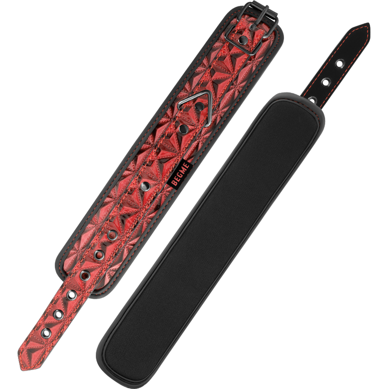 BEGME - MENOTTES DE CHEVILLE ÉDITION ROUGE PREMIUM AVEC DOUBLURE EN NÉOPRÈNE