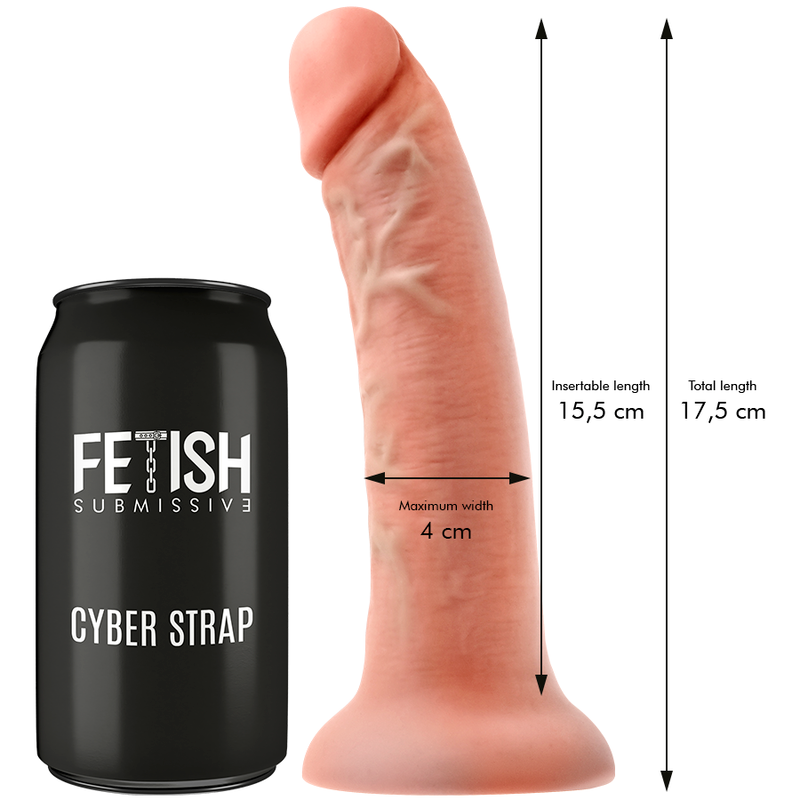 ARNÉS CIBERNÉTICO DE FETICHE SUMISO CON DILDO DE CONTROL REMOTO Y TECNOLOGÍA WATCHME S