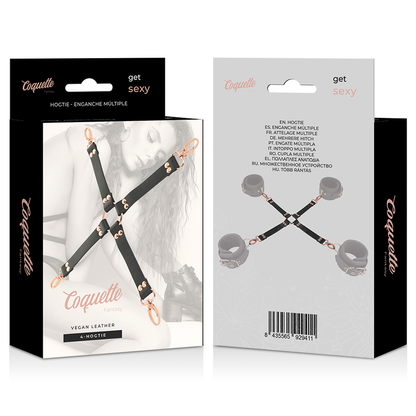 COQUETTE CHIC DESIRE - ENTRAVE EN CUIR VÉGÉTALIEN FANTAISIE