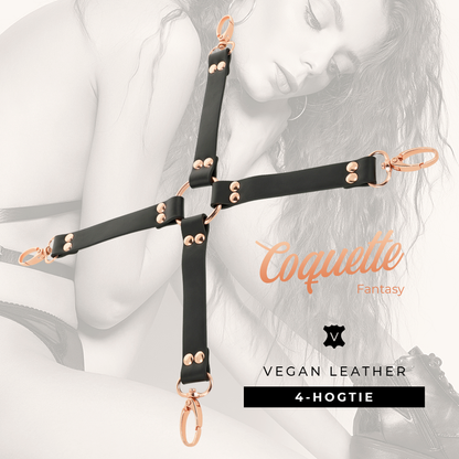 COQUETTE CHIC DESIRE - ENTRAVE EN CUIR VÉGÉTALIEN FANTAISIE