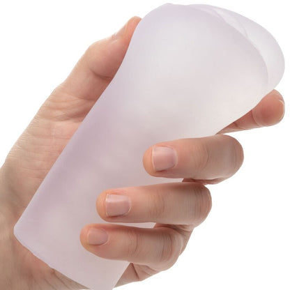 CALIFORNIA EXOTICS - BOUNDLESS VULVA STROKER TRANSPARENT