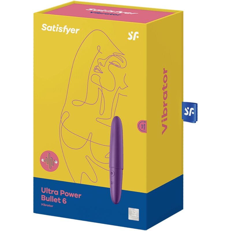 SATISFYER - MINI VIBRATEUR ULTRA PUISSANT 6 VIOLET