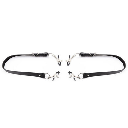 OHMAMA FETISH - CLITORIS CLAMPS WITH LEG STRAPS