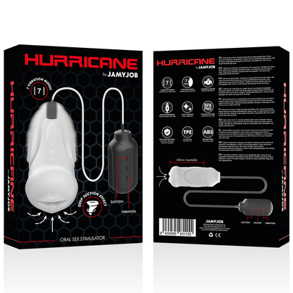 JAMYJOB - STIMULATEUR DE SEXE ORAL HURRICANE