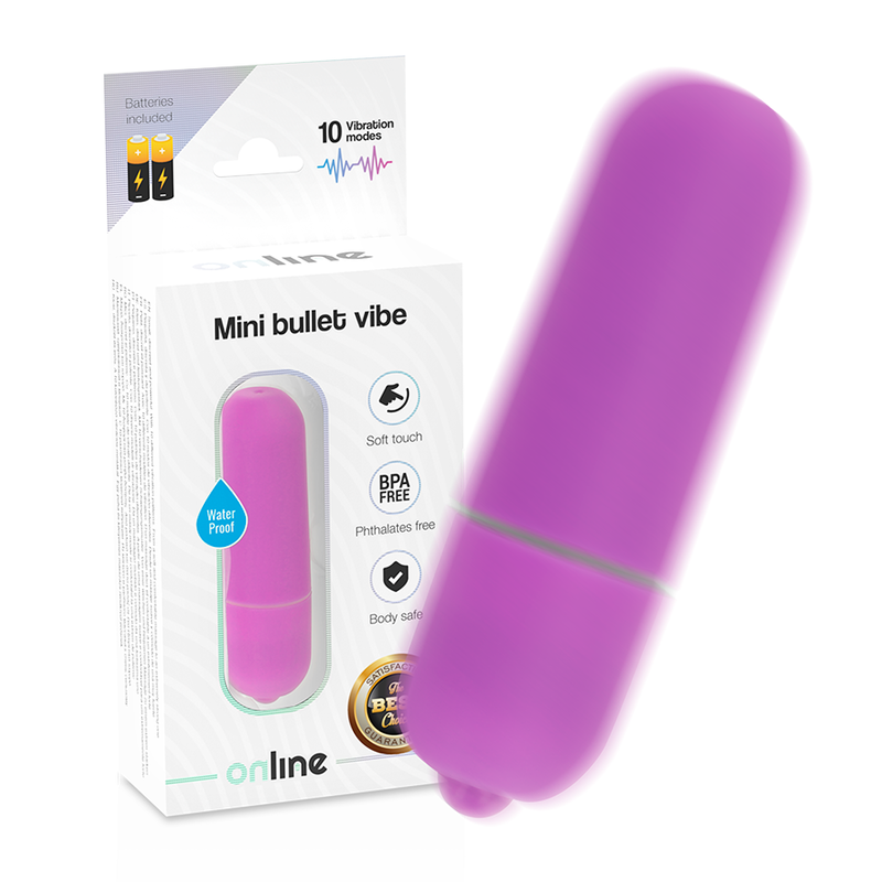 EN LIGNE - MINI VIBREUR BALLE VIOLET