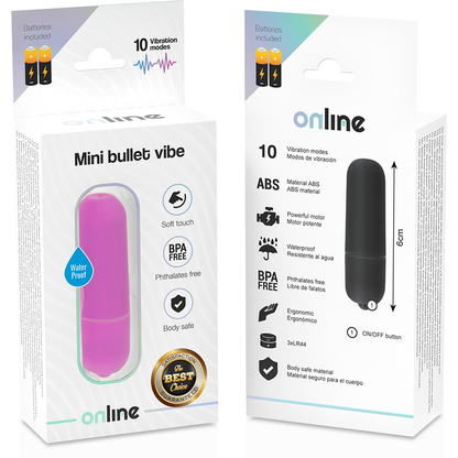 EN LIGNE - MINI VIBREUR BALLE VIOLET