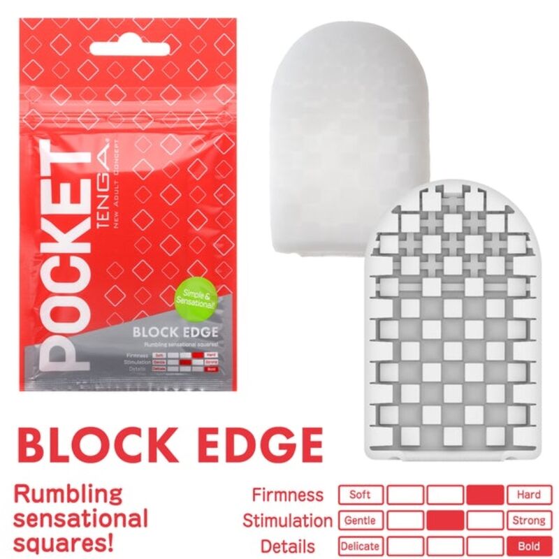 TENGA – MASTURBATOR MIT BLOCKED-EDGE-TASCHE