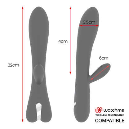 BRILLY GLAM - ERIK VIBRATOR + WATCHME REMOTE CONTROL