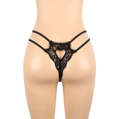 SUBBLIME - SET THREE PIECES SET BRA + GARTER BELT + THONG