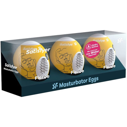 SATISFYER - 3 OEUFS MASTURBATEURS FIERCE