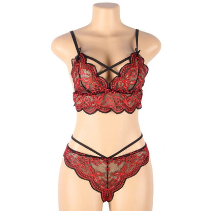 SUBBLIME - SET TWO PIECES SET LACE TOP AND PANTIES