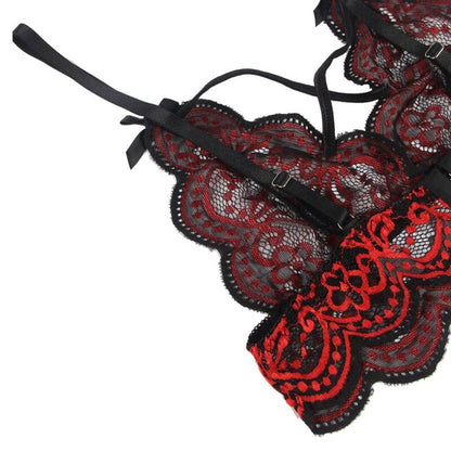 SUBBLIME - SET TWO PIECES SET LACE TOP AND PANTIES