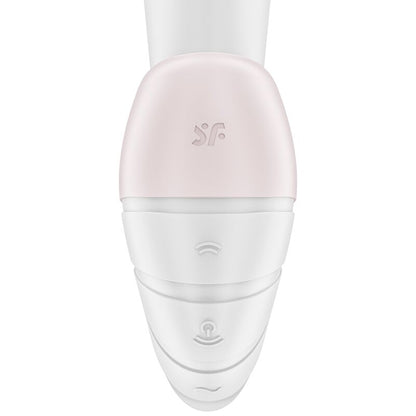 SATISFYER - SUPERNOVA AIR PULSE STIMULATOR & VIBRATION WHITE