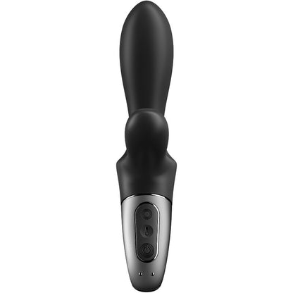 SATISFYER - VIBRADOR ANAL HEAT CLIMAX+ CON APLICACIÓN NEGRO