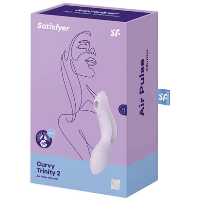 SATISFYER - CURVY TRINITY 2 AIR PULSE VIBRATOR
