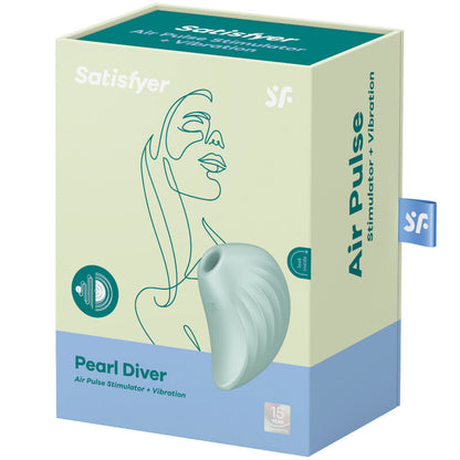 SATISFYER - PEARL DIVER AIR PULSE STIMULATOR & VIBRATOR