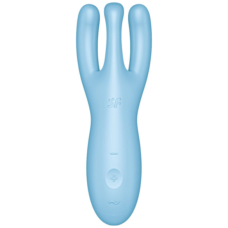 SATISFYER - THREESOME 4 VIBRATOR APP BLUE