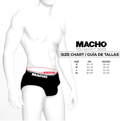 MACHO - MS24R BRIEF UNDERPANTS DARK