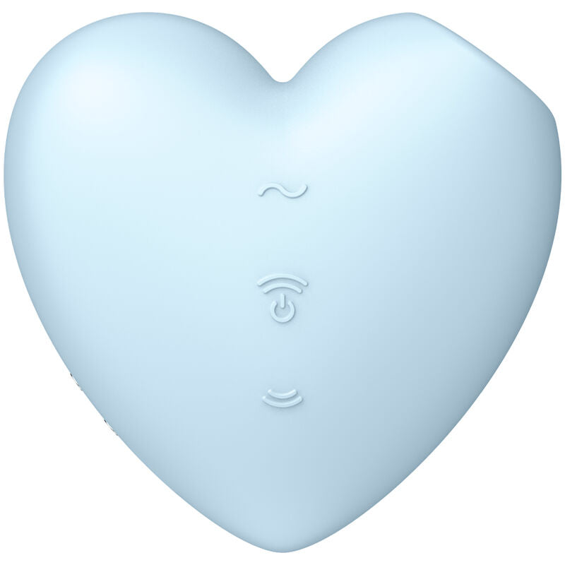 SATISFYER - CUTIE HEART AIR PULSE STIMULATOR & VIBRATOR