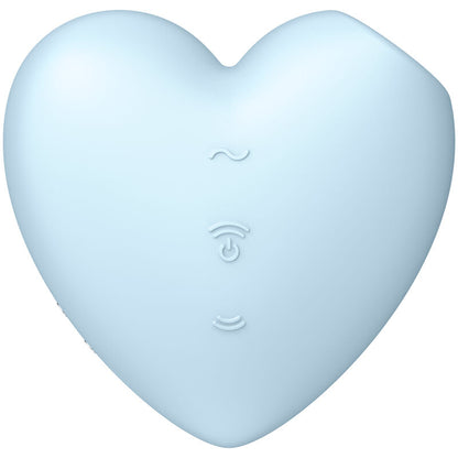 SATISFYER - CUTIE HEART AIR PULSE STIMULATOR & VIBRATOR